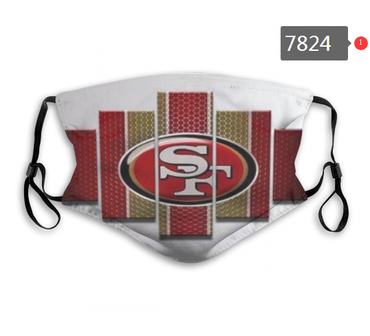 NFL 2020 San Francisco 49ers #29 Dust mask with filter->nfl dust mask->Sports Accessory